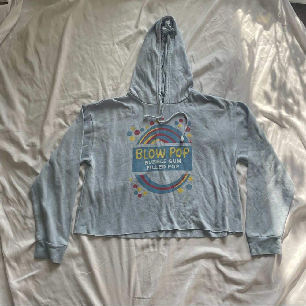 Charms Blow Pop Plus Size Cropped Hoodie